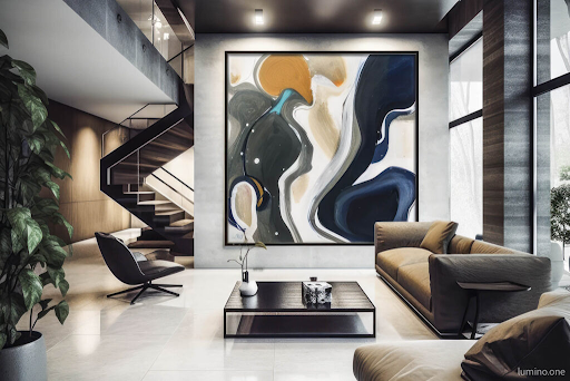 How to Use Large-Scale Artworks in Your Home Interiors?