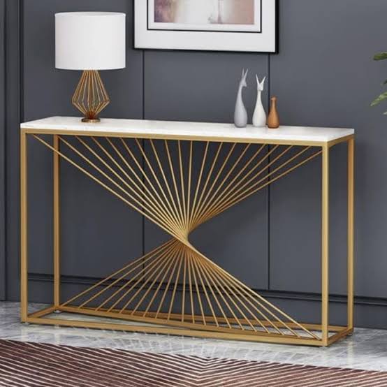 Twisted Stem Console Table