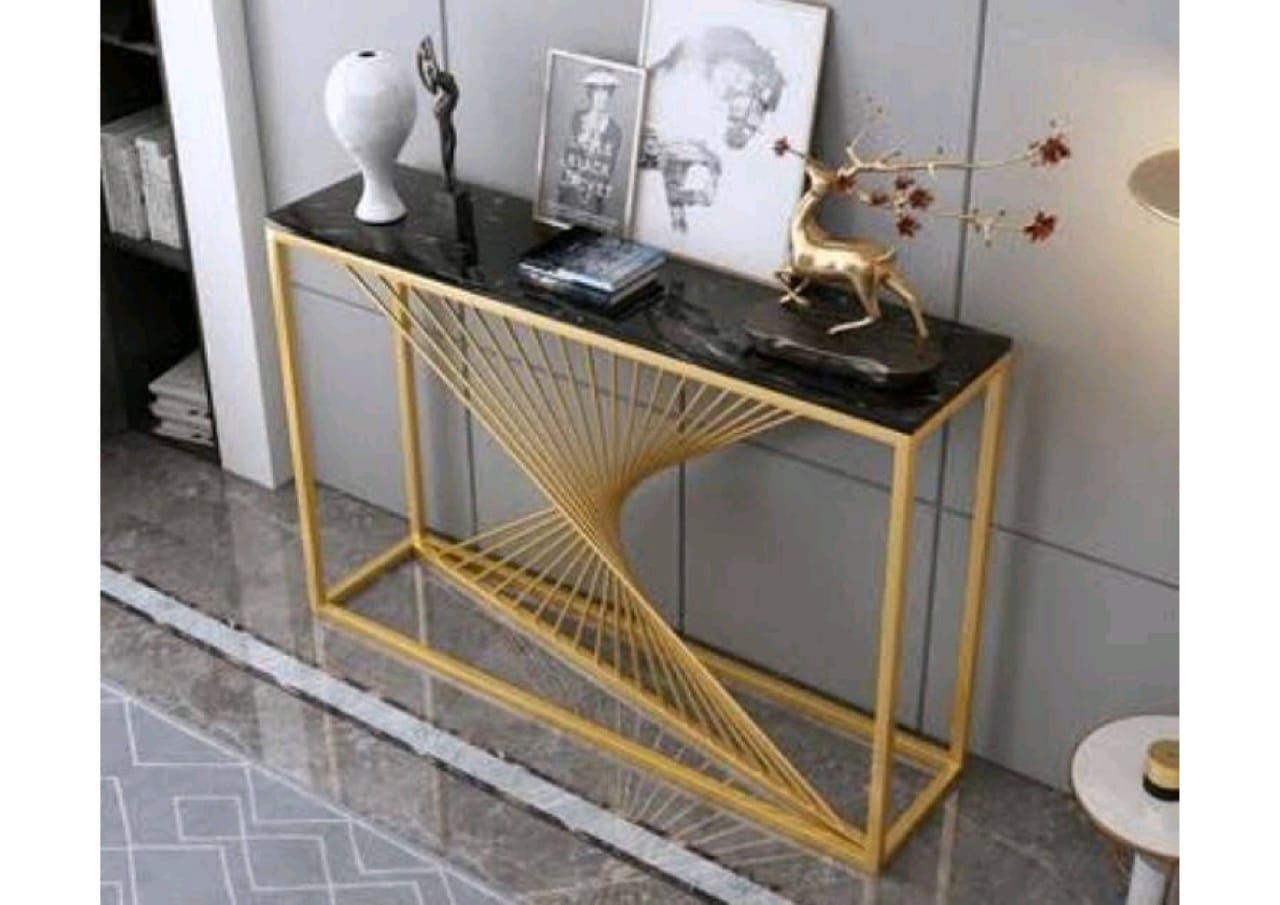 Twisted Stem Console Table