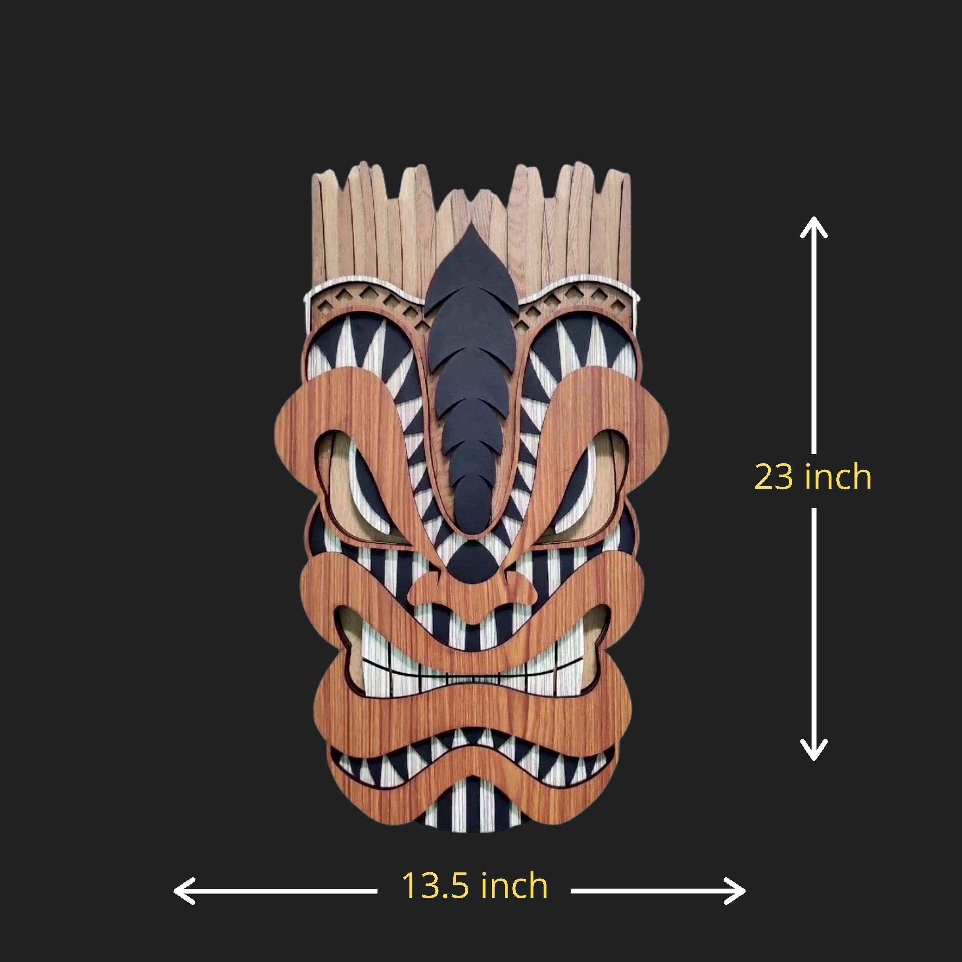 Tiki African Face Mask Wall Decor