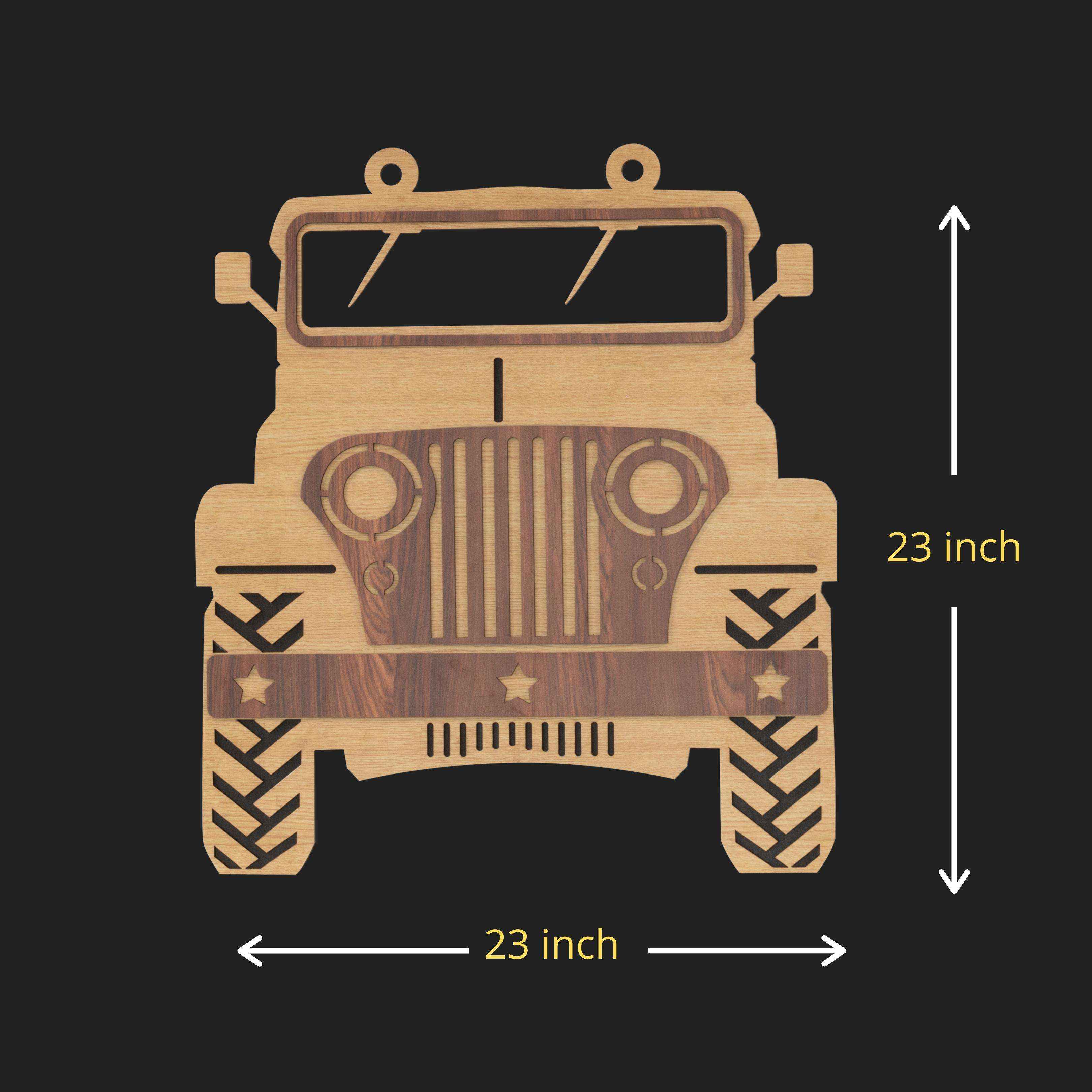 Jeep Multilayer Wall Art Decor