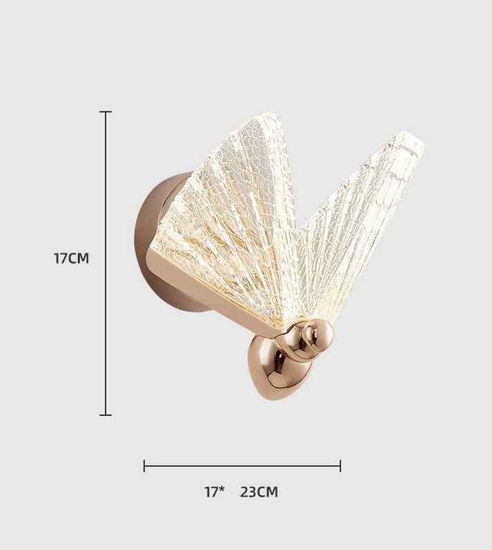 Acrylic Butterfly Wall Light