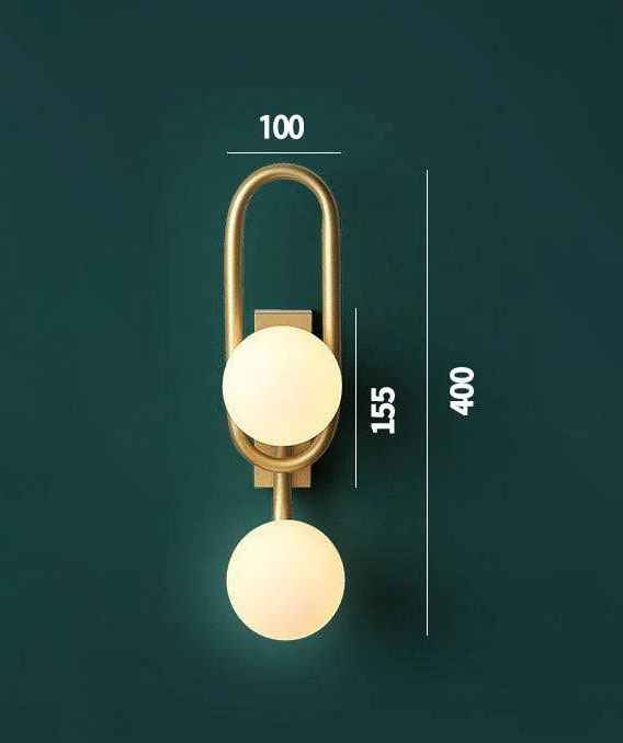 Dual Globe Wall Light