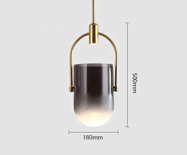 Amber Pendant Light