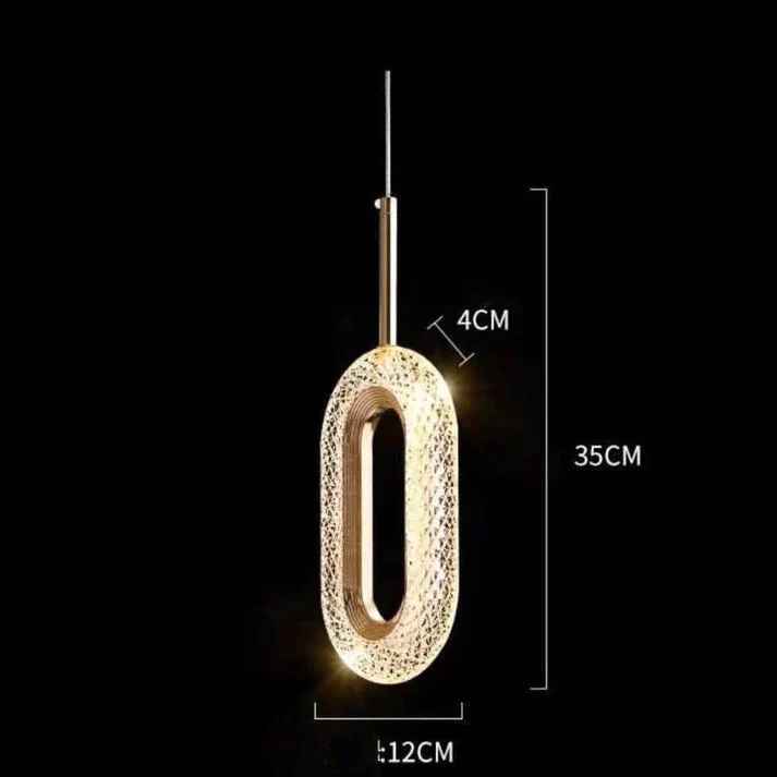 Oval Long Pendant Lamp