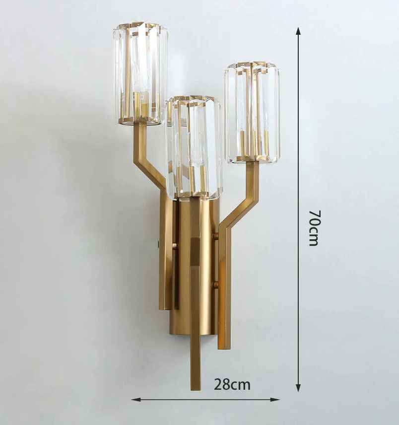 3 Led Electroplated Wall Light