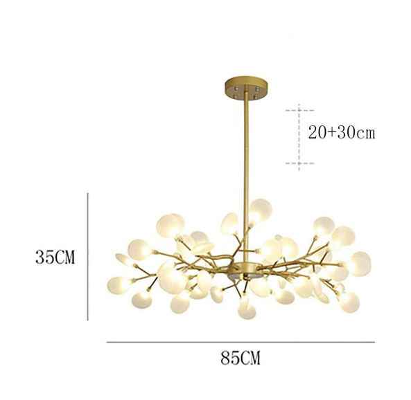 45 Lights Firefly Sputnik Chandelier