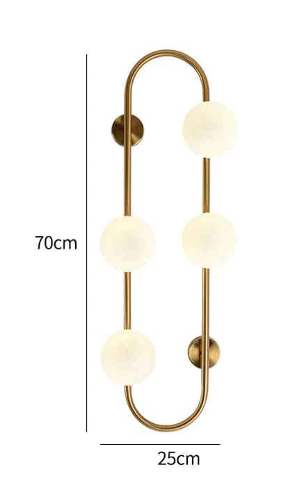 4 Light Gold Wall Light