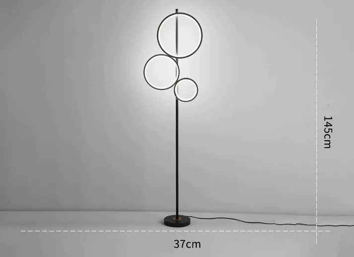 3 Rings Floor Standing Lamp