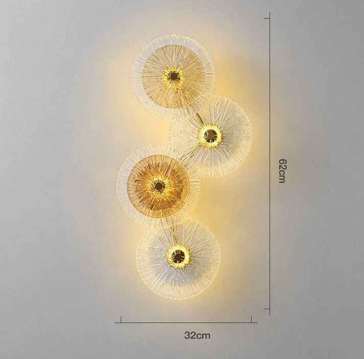 Golden Wall Art Lamp