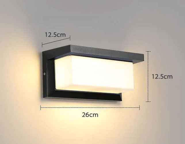 Rectangular Acrylic Wall Light