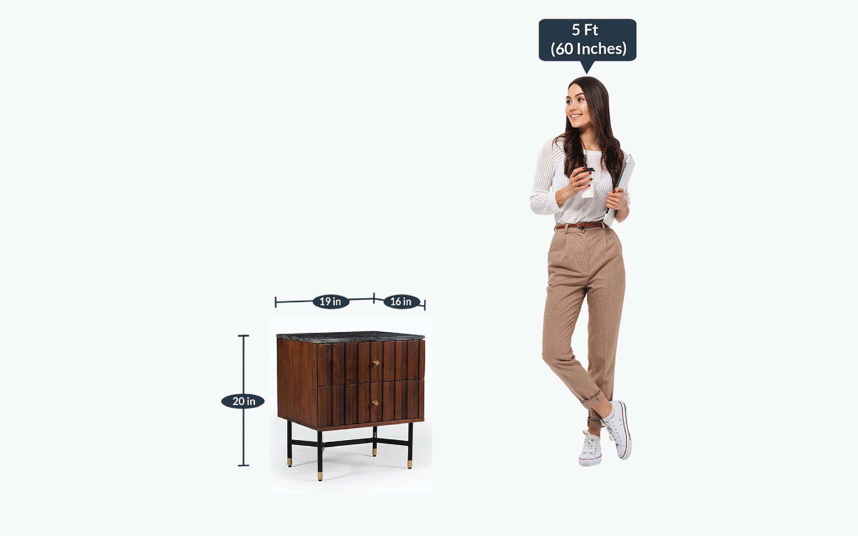 Ipiano Bedside Table