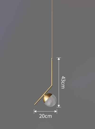 Crystal Ball Pendant Lamp