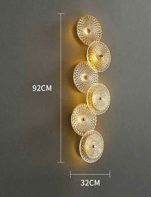 6 Light Led Wall Art Lamp