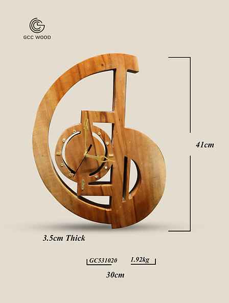 Modern Designer Wooden Wall Clock