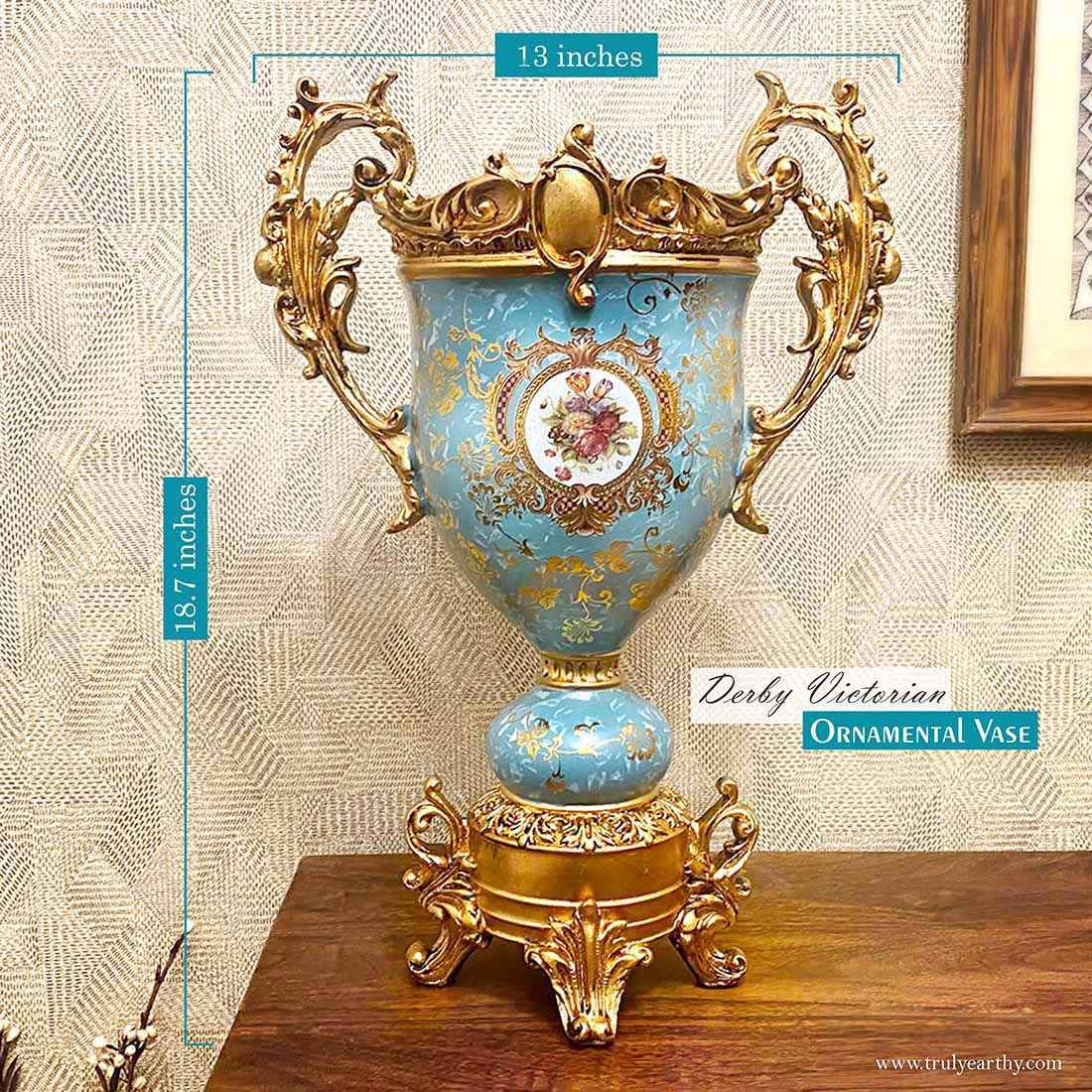 Derby' Victorian Ornamental Vase