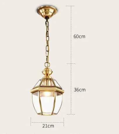 1 Light Vintage Pendant