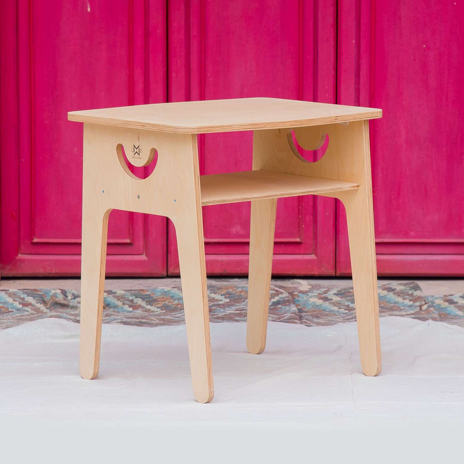 Kids Smiley Table Red