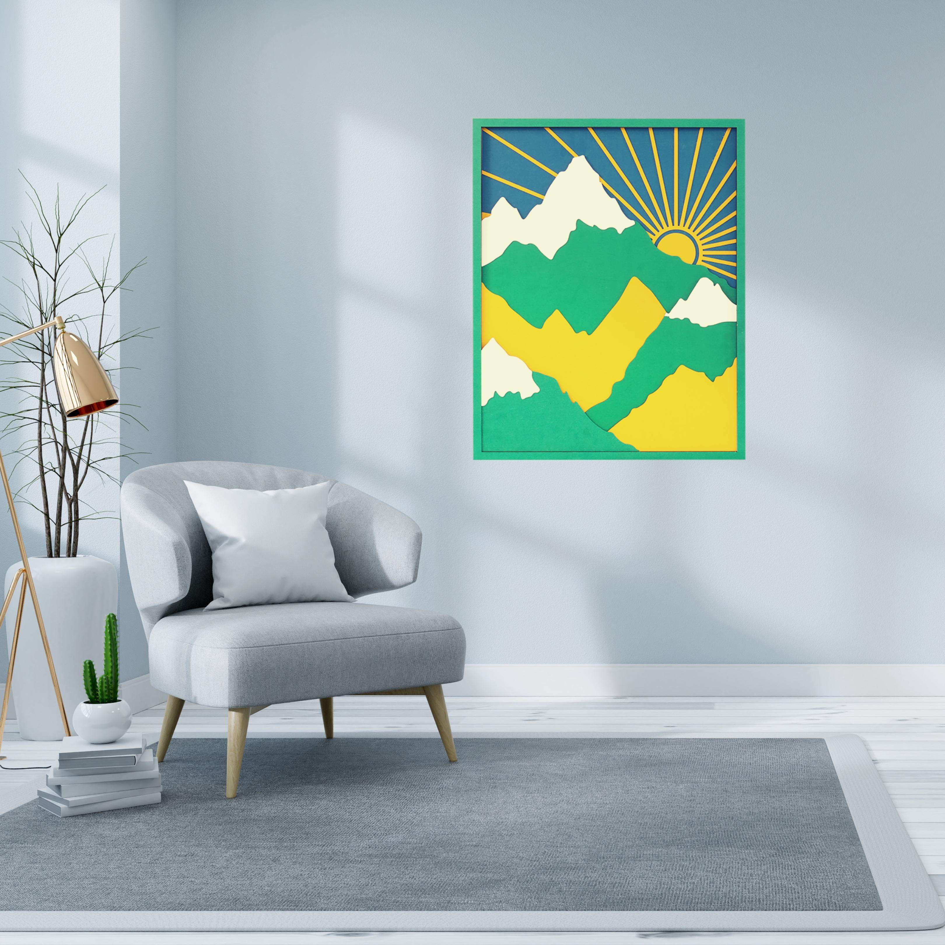 Mountain Art Wall Decor