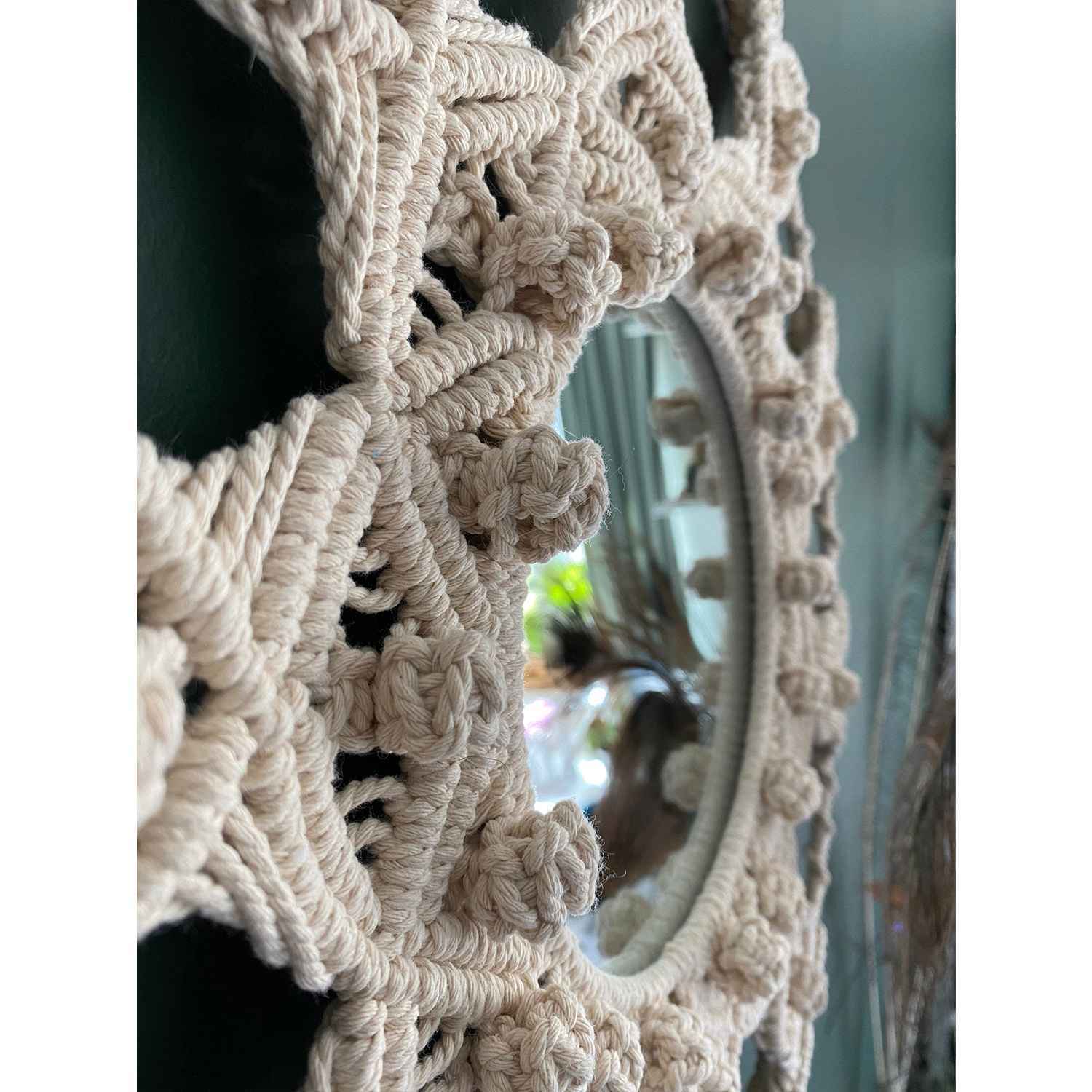 Kaahira Macrame Wall Mirror 