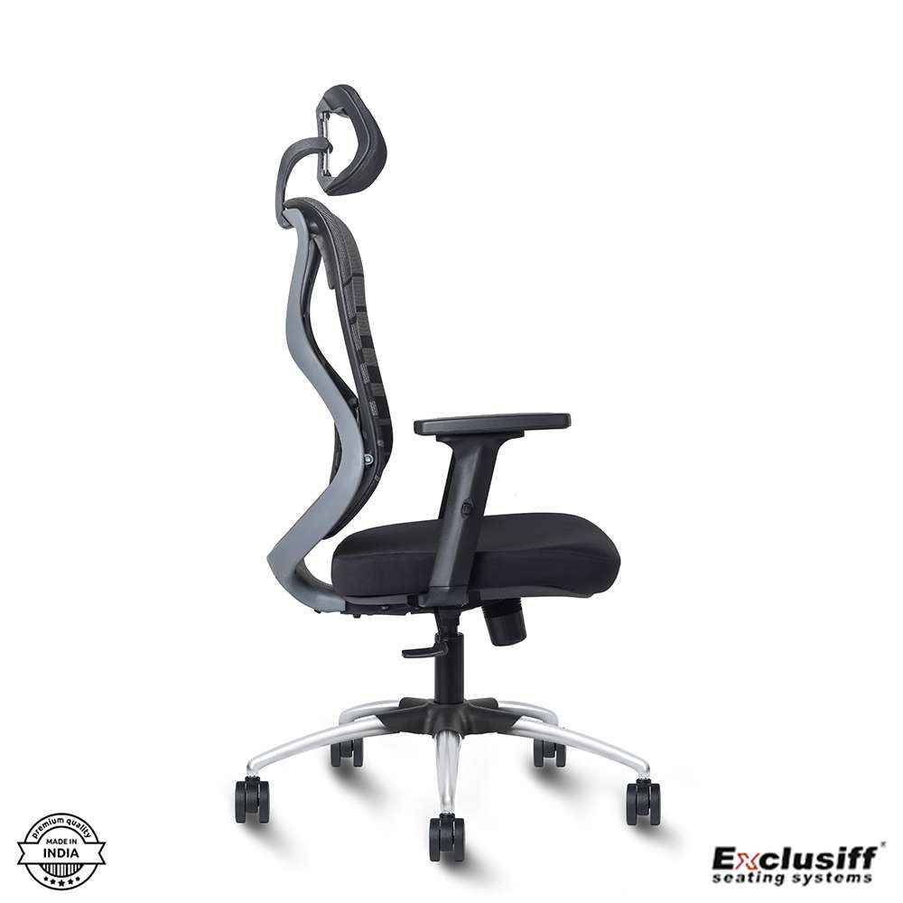 Exclusiff ® Zen Grey High Back Ergonomic Office Chair
