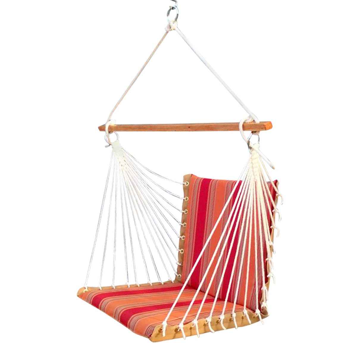 Hangit Premium Cushioned swing chair-Bright red 