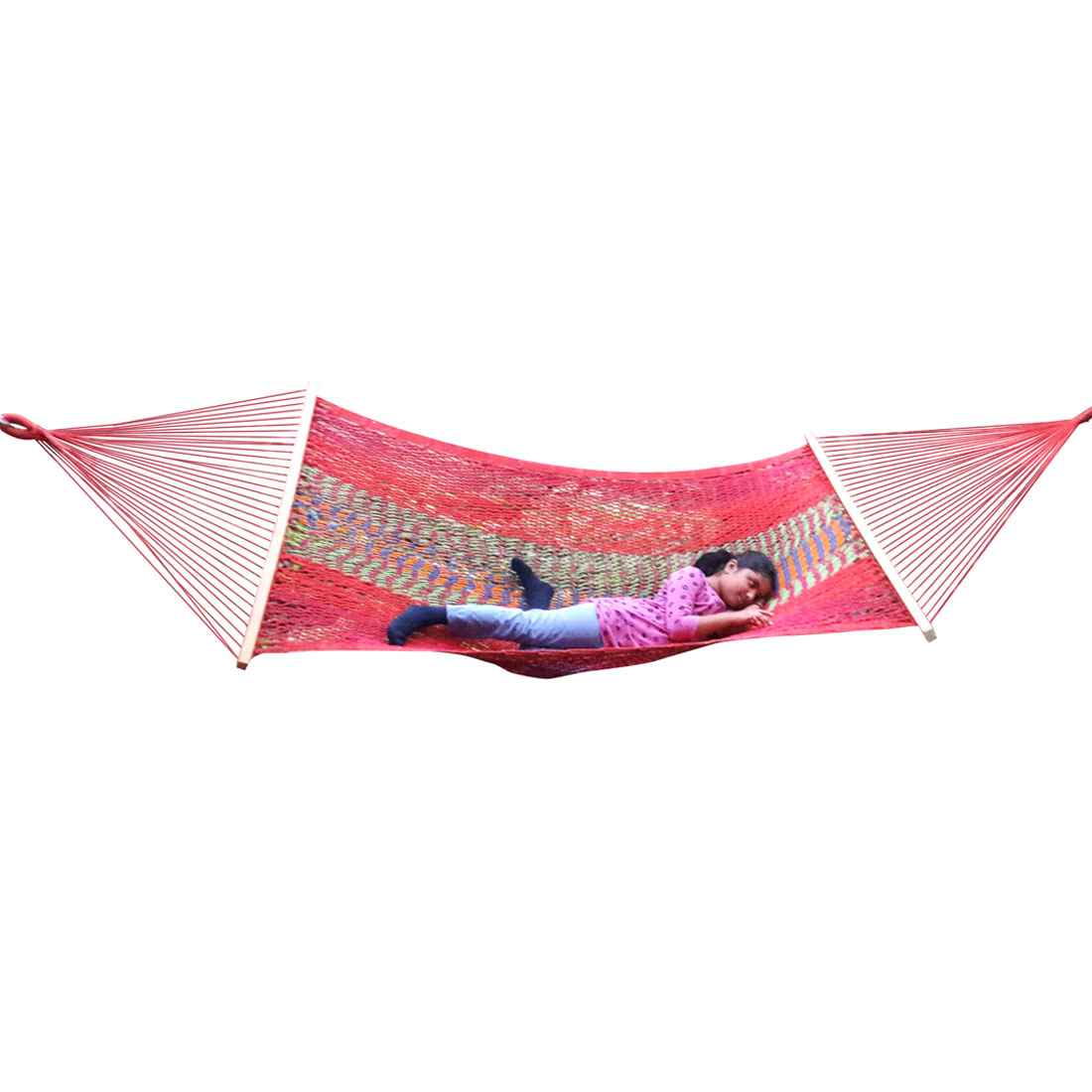 Hangit Chilli Red Mexican Tight Rope Hammock