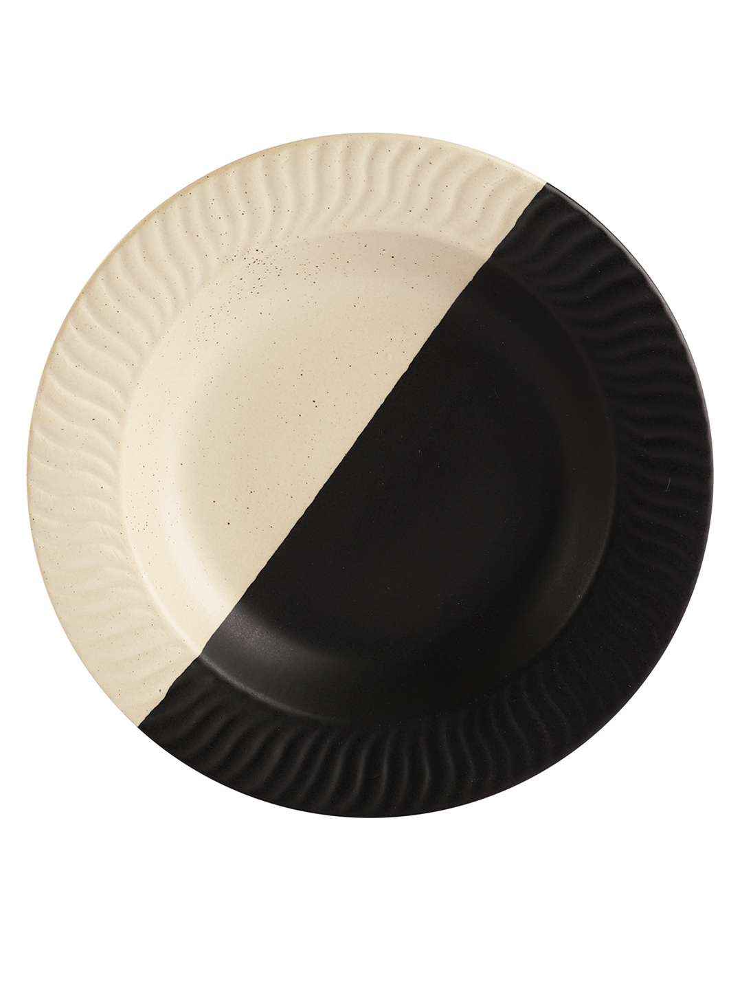 Handcrafted The Raat-Din Collection- Stoneware Pasta/ Salad Plate 