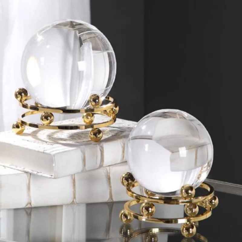 Crystal Sphere Figurines