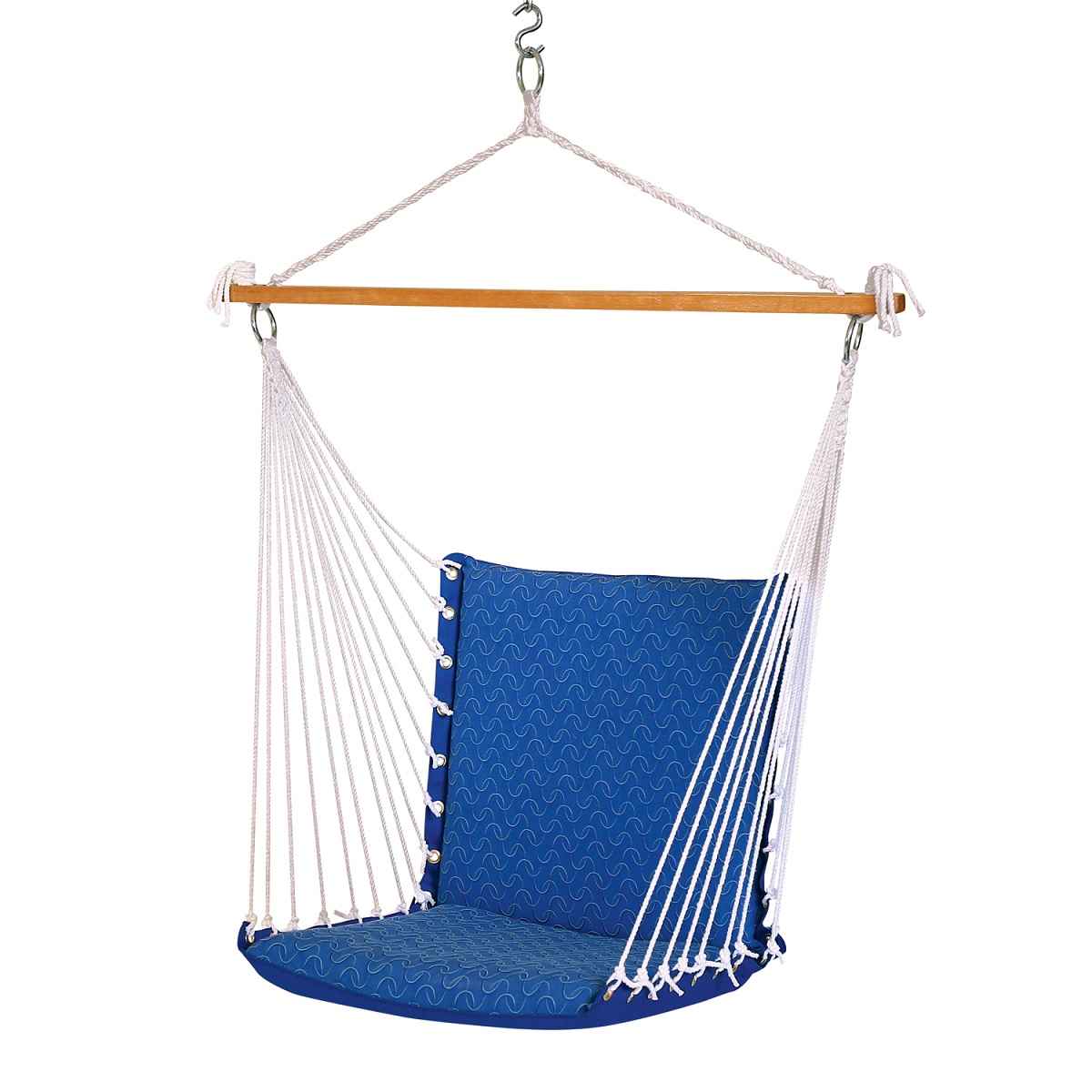 Hangit Premium Cushioned swing chair-Royal Blue