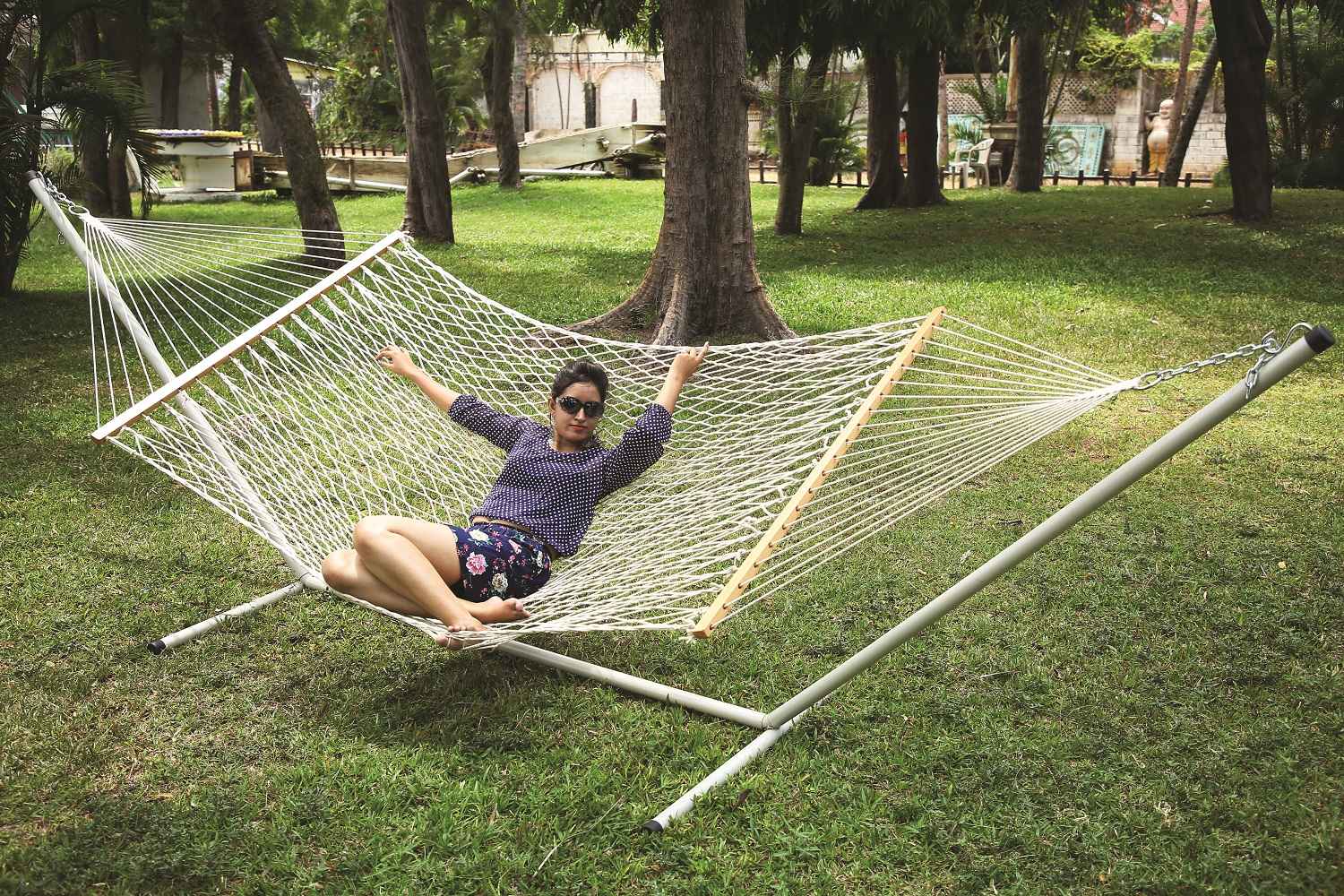 Knock Down Metal Steel Hammock Stand