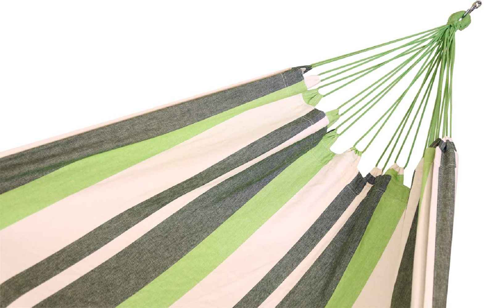 Hangit Garden Green extra wide Brazilian Canvas Hammock in a bag