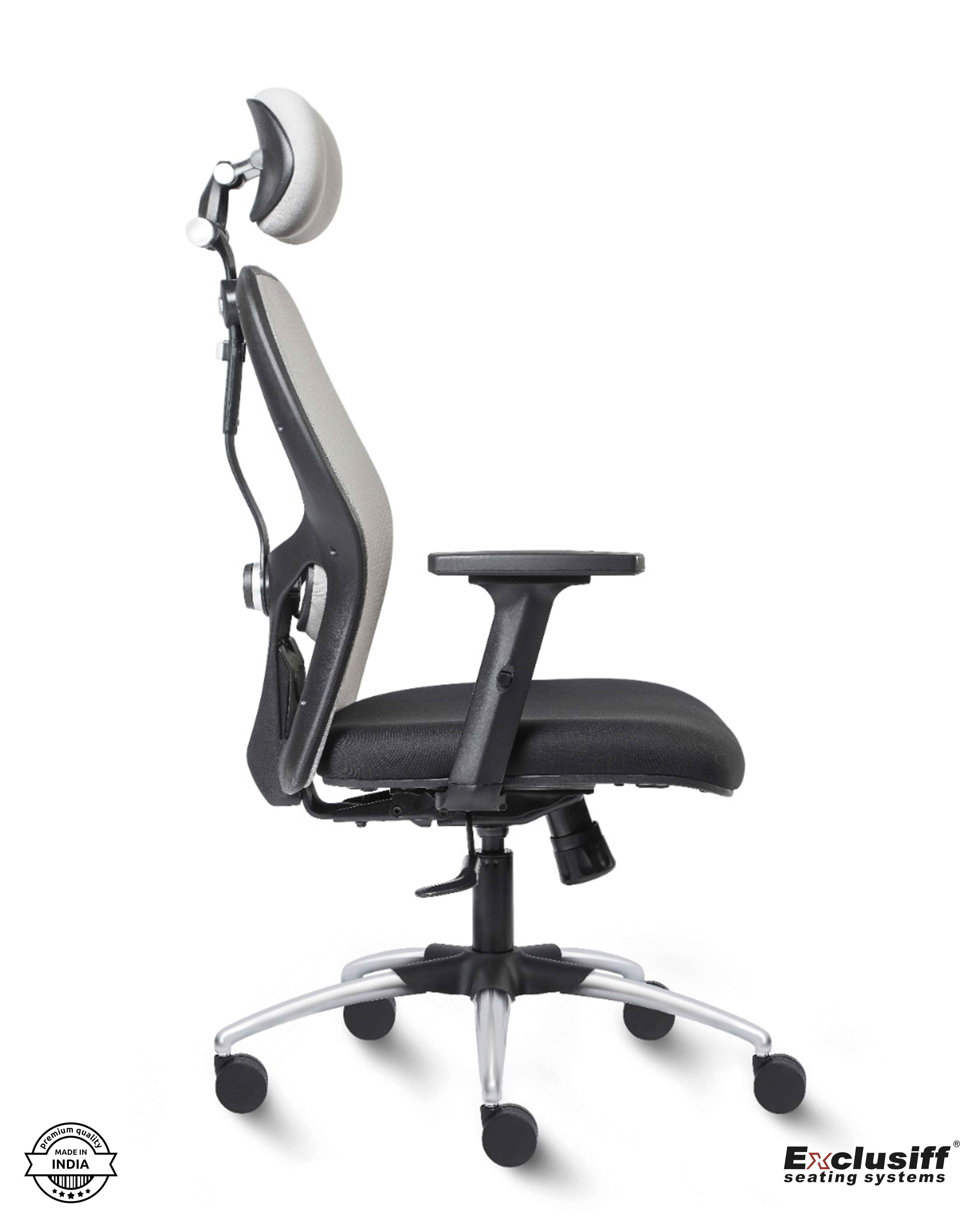 Exclusiff ® Zen Grey High Back Ergonomic Office Chair