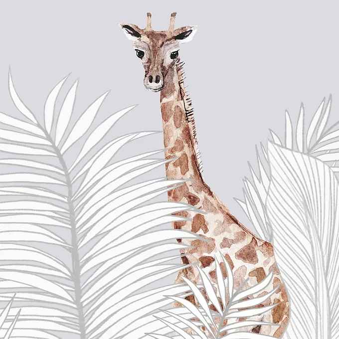 Cute Animal Safari Wallpaper for Kids