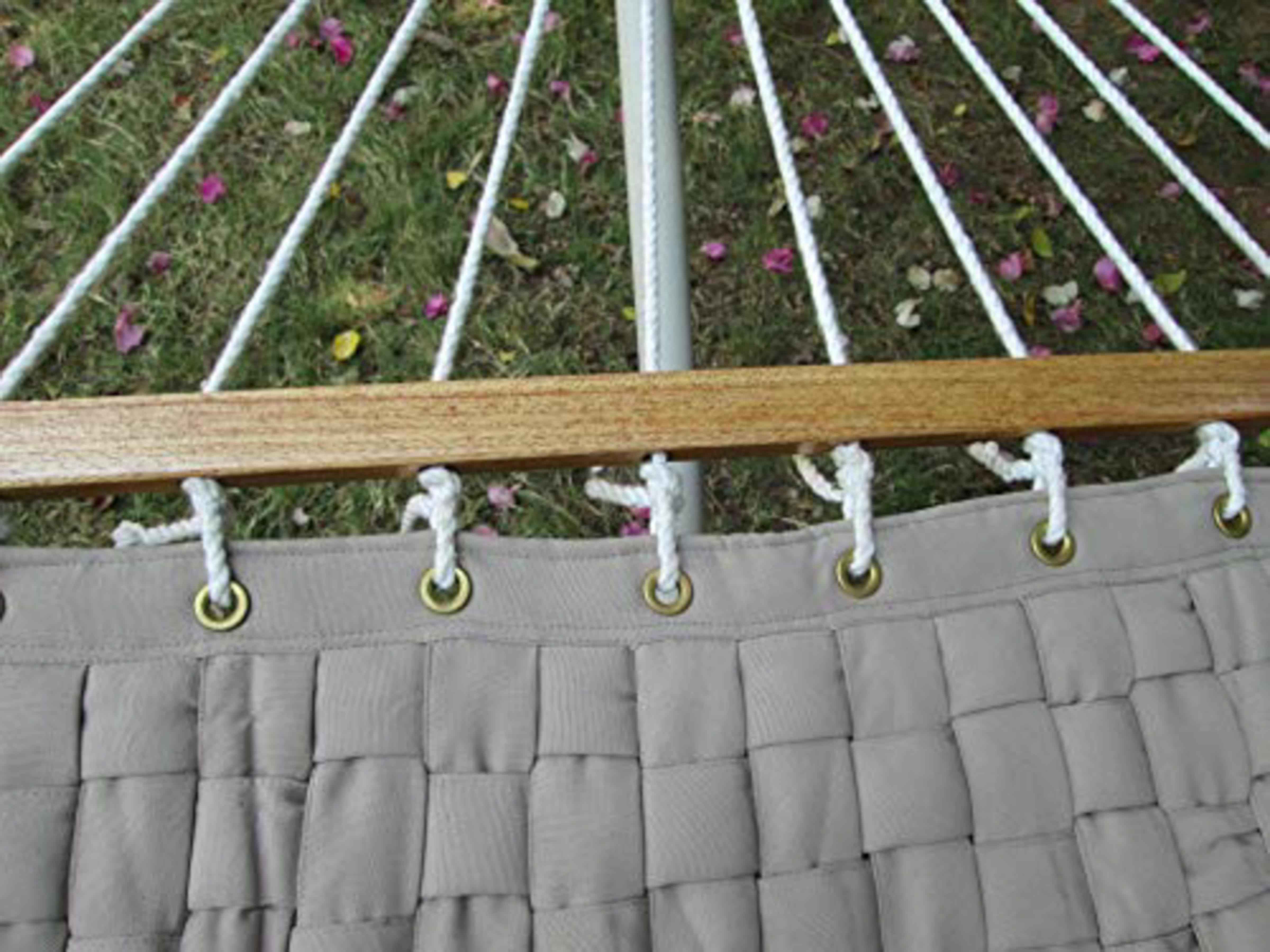 Hangit Extra Large Soft Comb Quilted Hammock- Offwhite