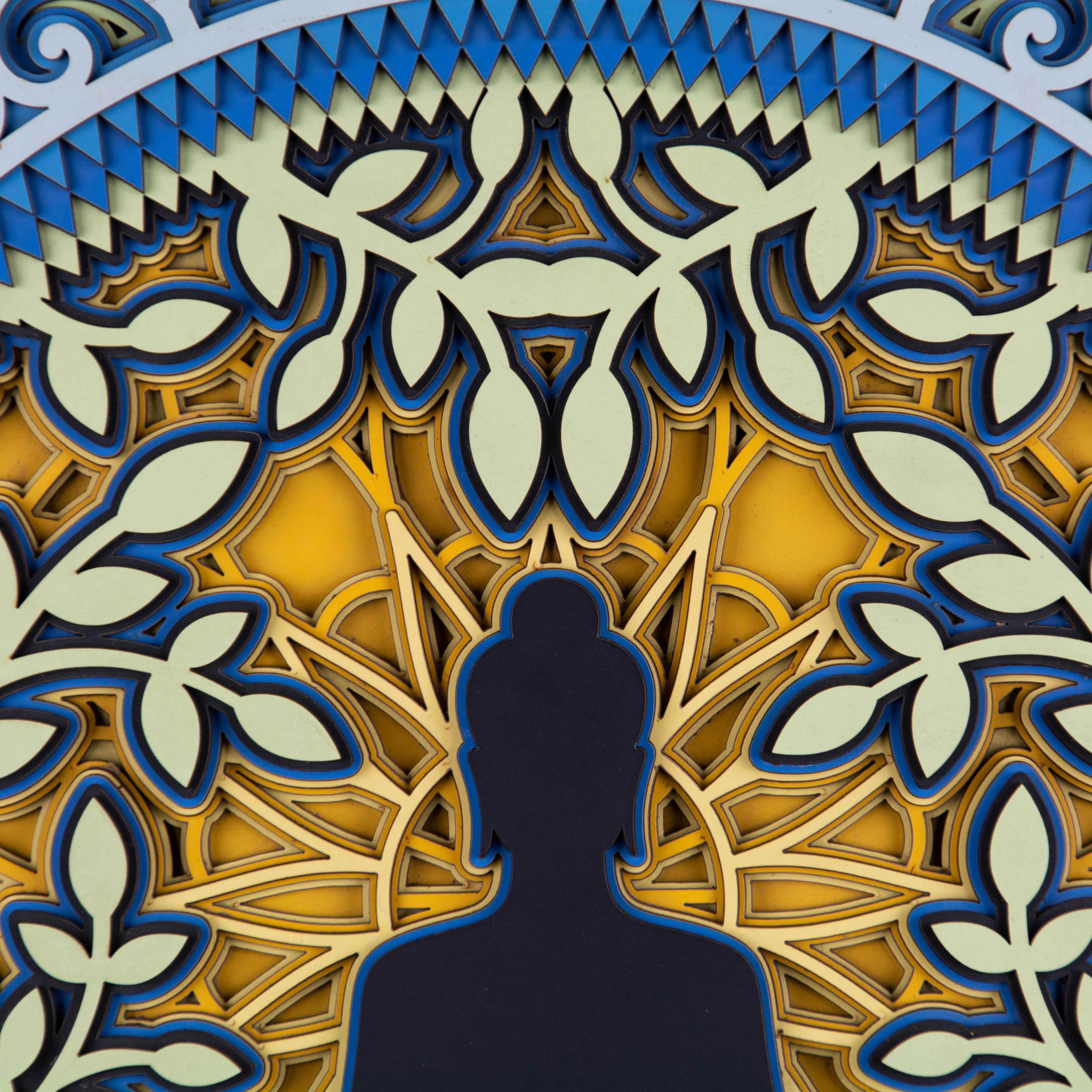  Buddha Under The Bodhi Tree Multi Layer Mandala