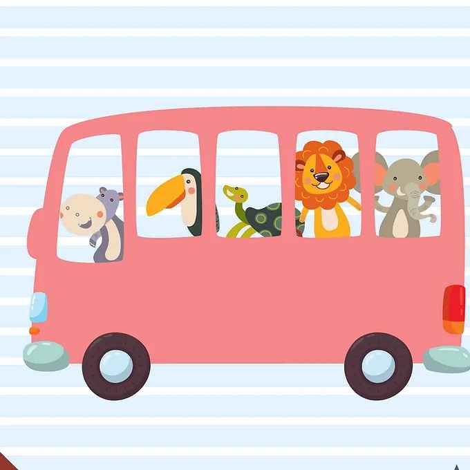 Animals Driving cars and planes Personalise Theme for Kids Room