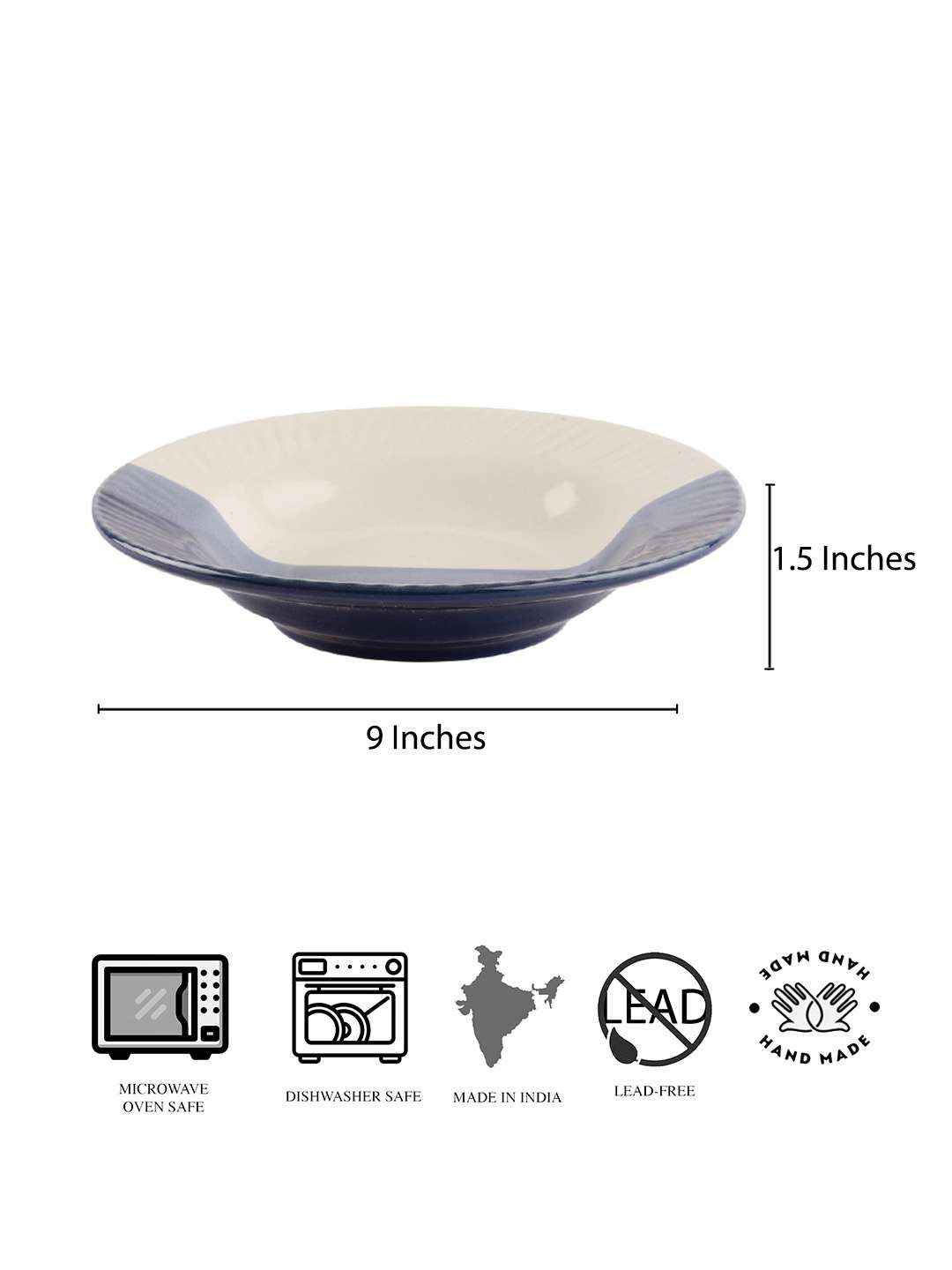 "The Neel Collection" Dual Tone Pasta Bowls