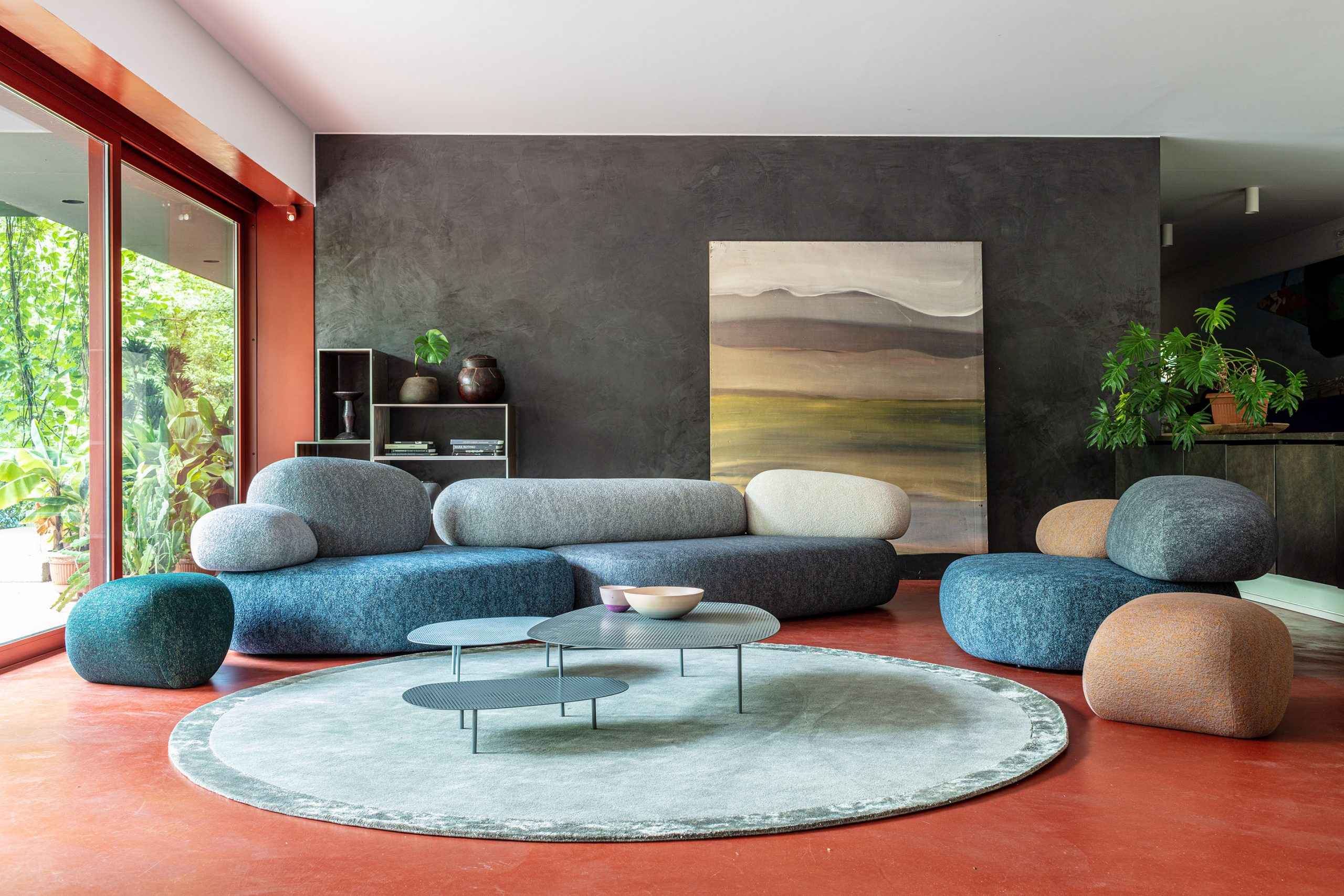 Moroso Pebble Rubble Sofa