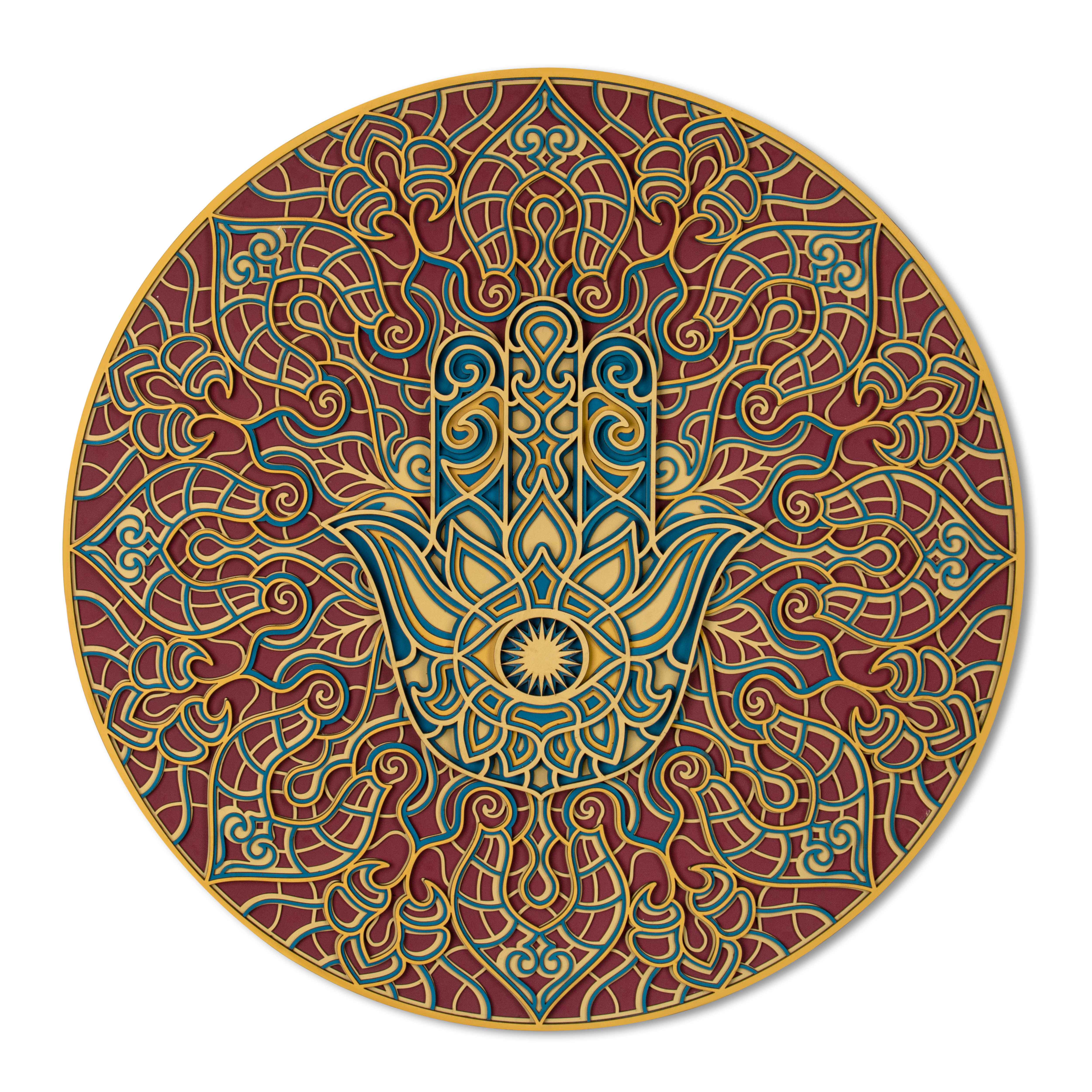 Meditative Hamsa Multi Layer Mandala