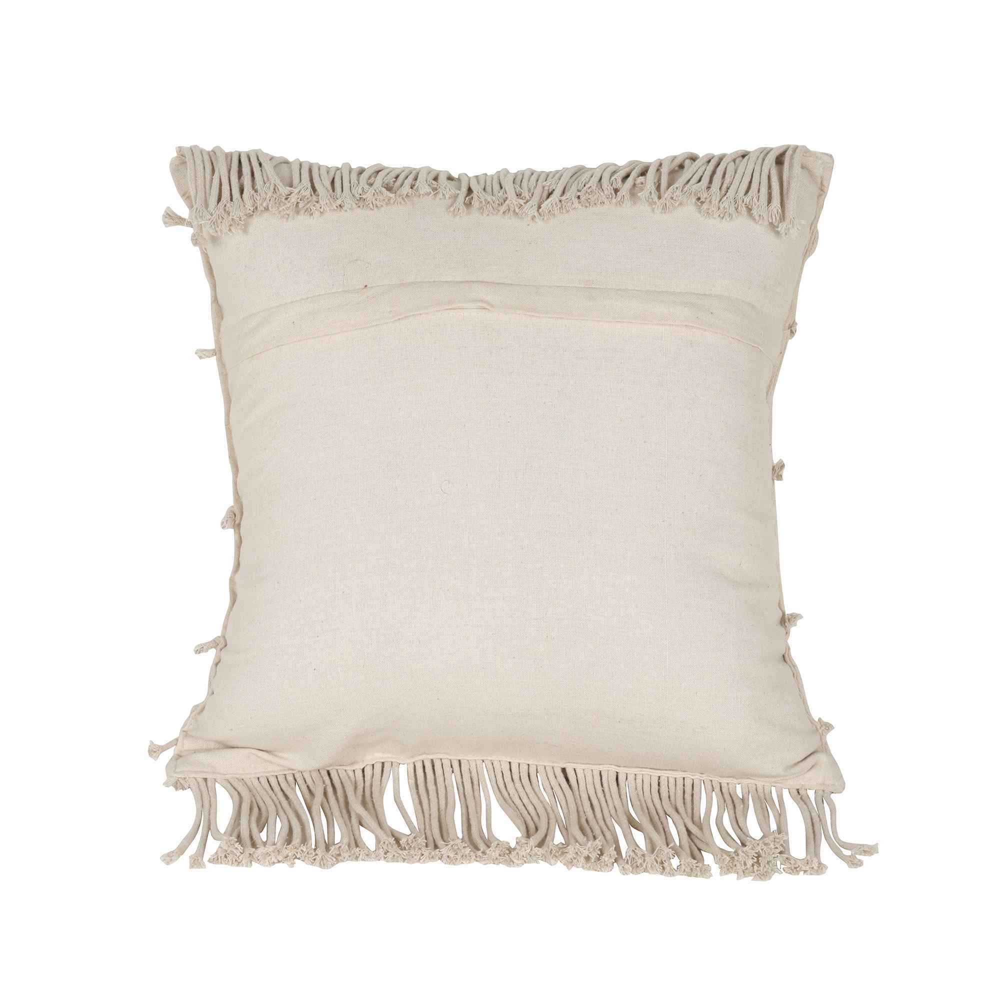 Kaahira Macrame Cushion Cover White