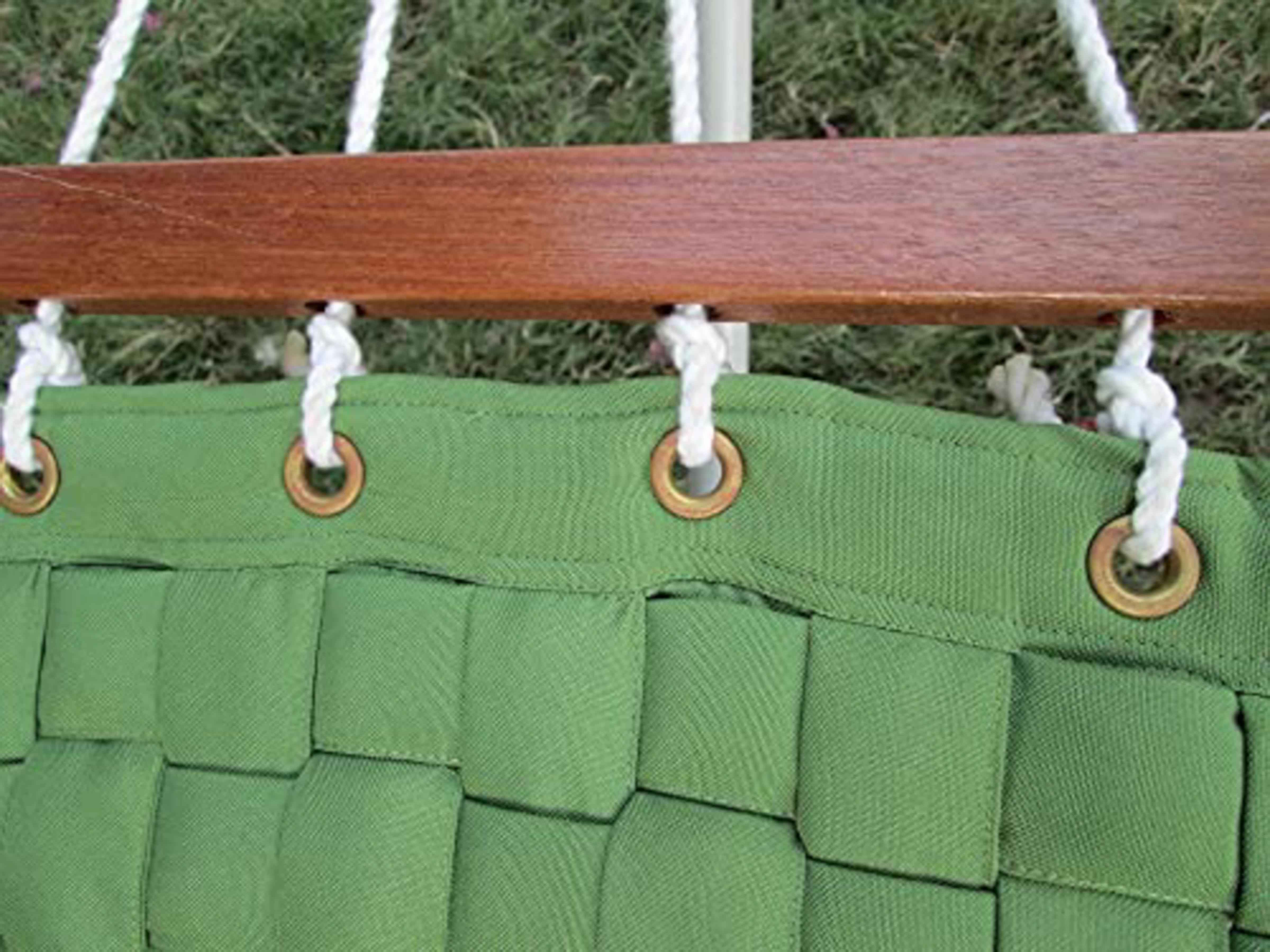 Hangit Green Soft Comb Hammock with Steel Hammock Stand