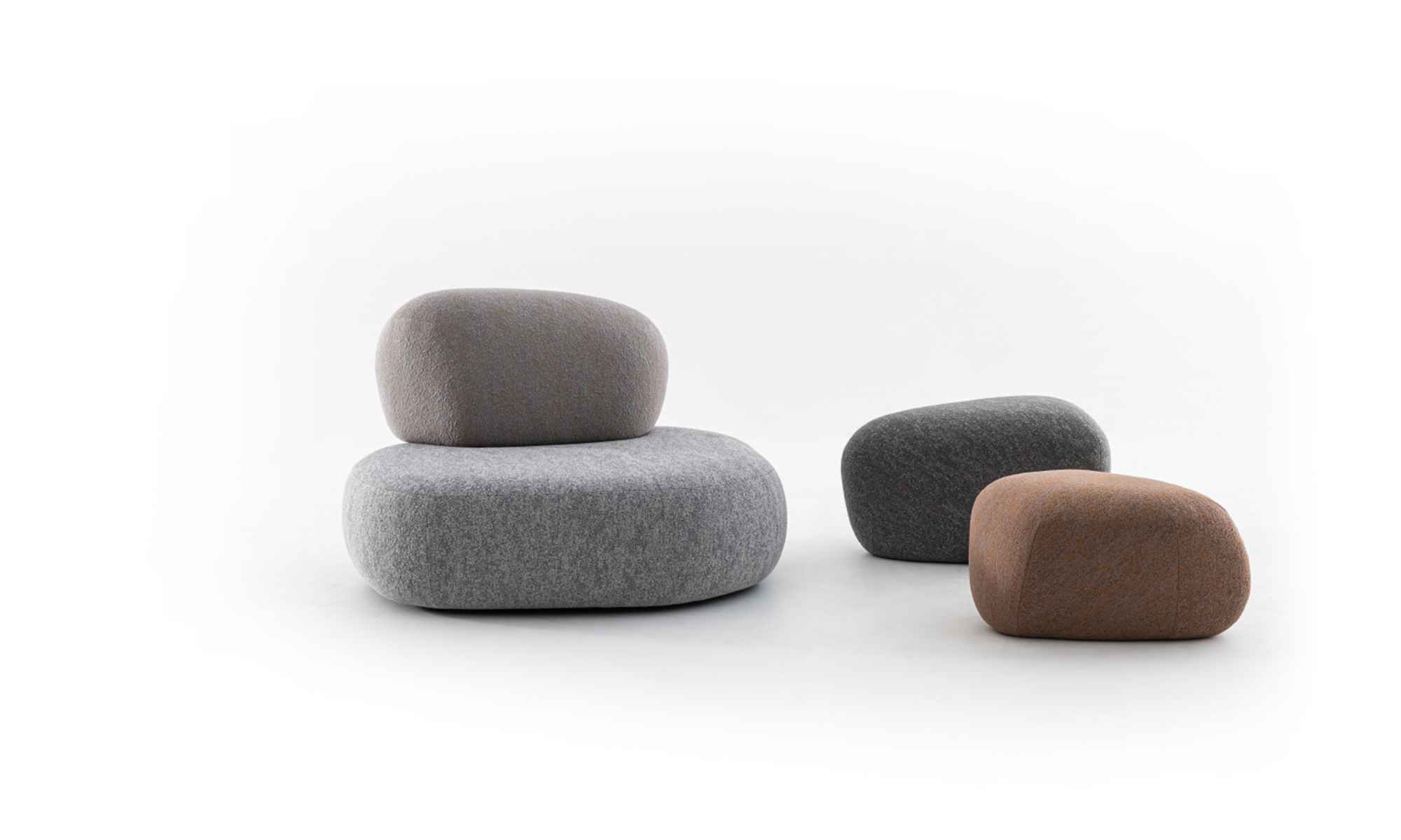 Moroso Pebble Rubble Sofa