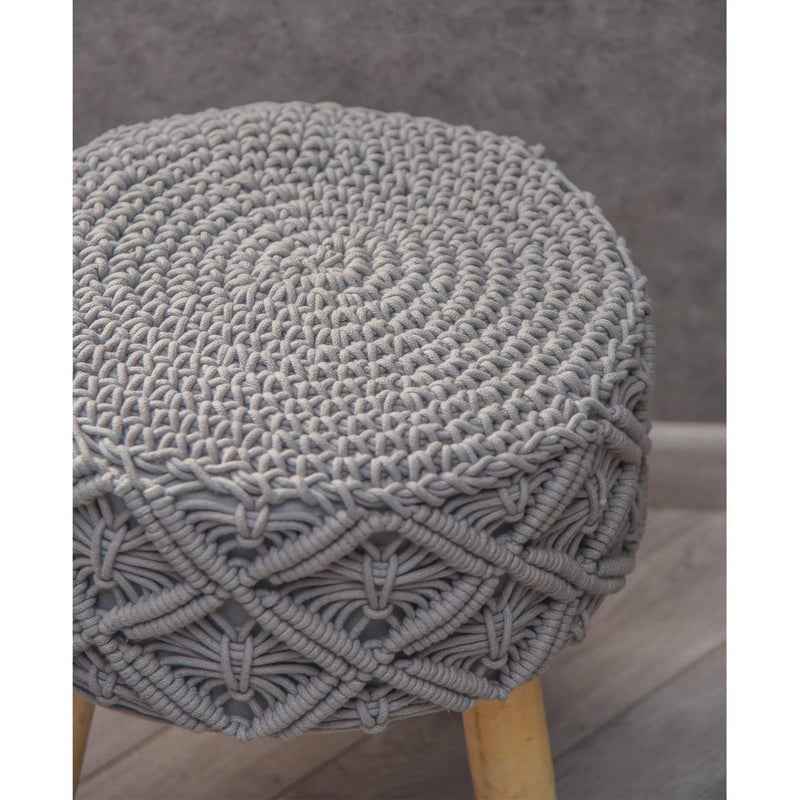 Kaahira Macrame Stool