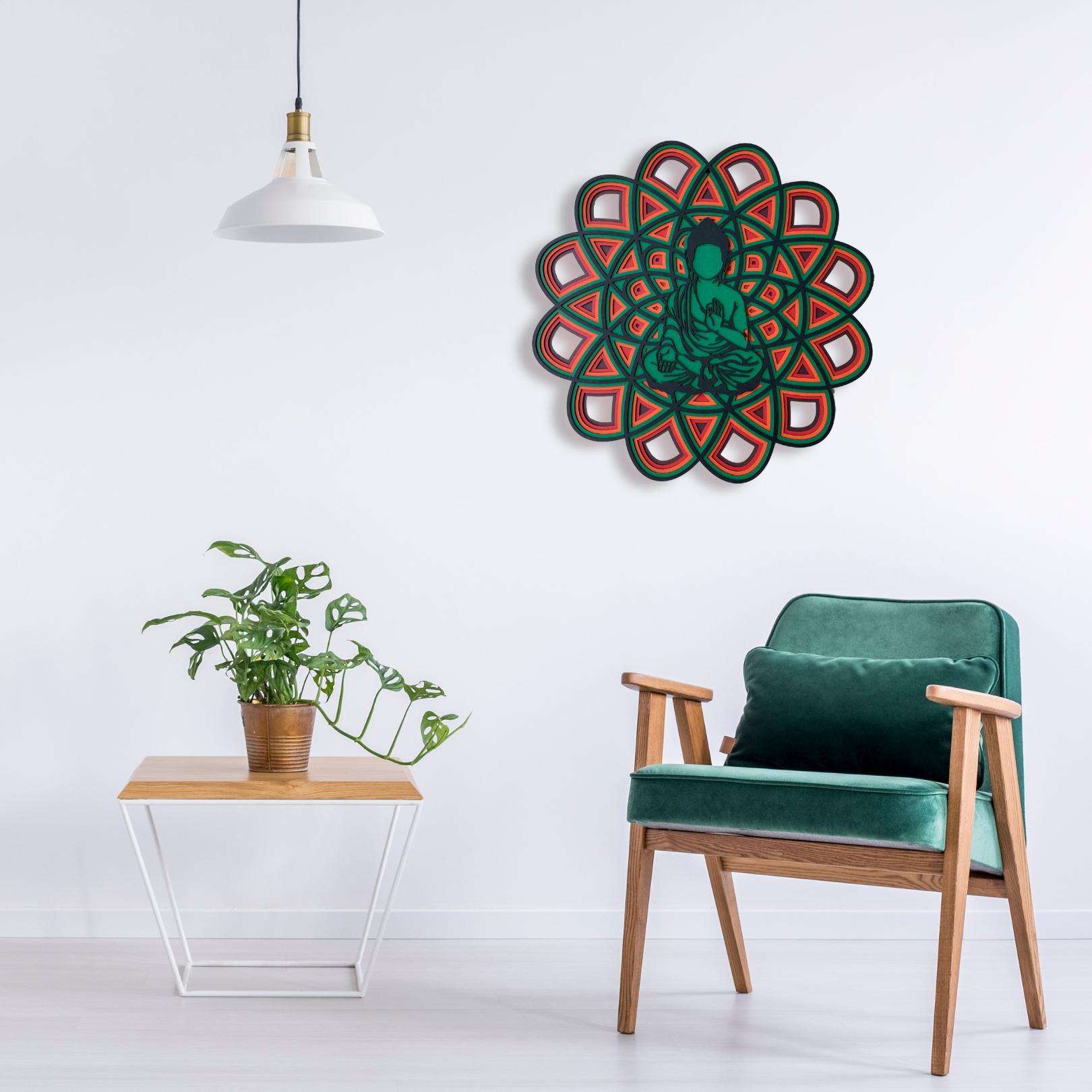 Classic Lotus Mandala Wall Art Decor