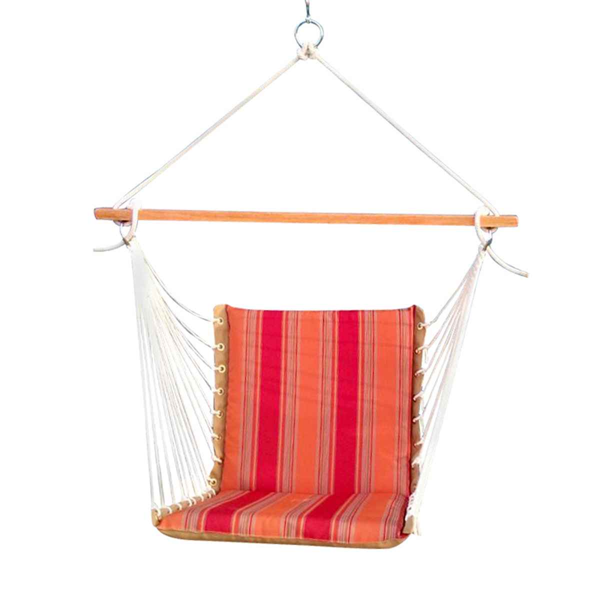 Hangit Premium Cushioned swing chair-Bright red 