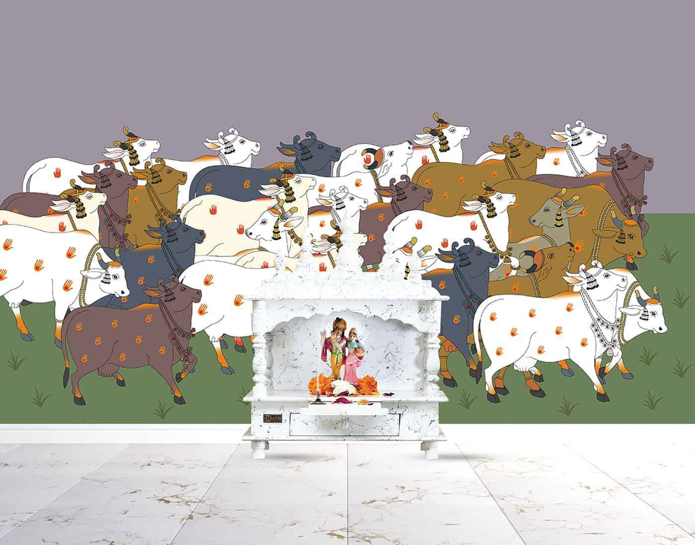 Sacred Cows-Pichwai Style