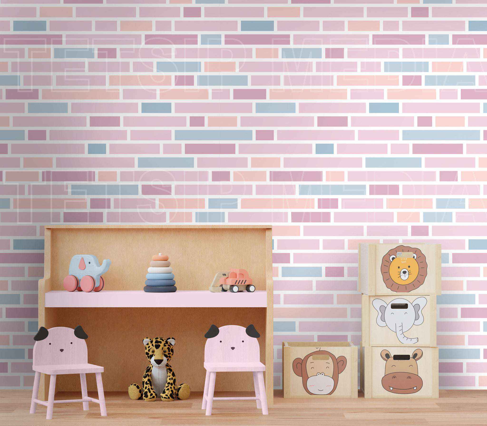 Pastel Bricks