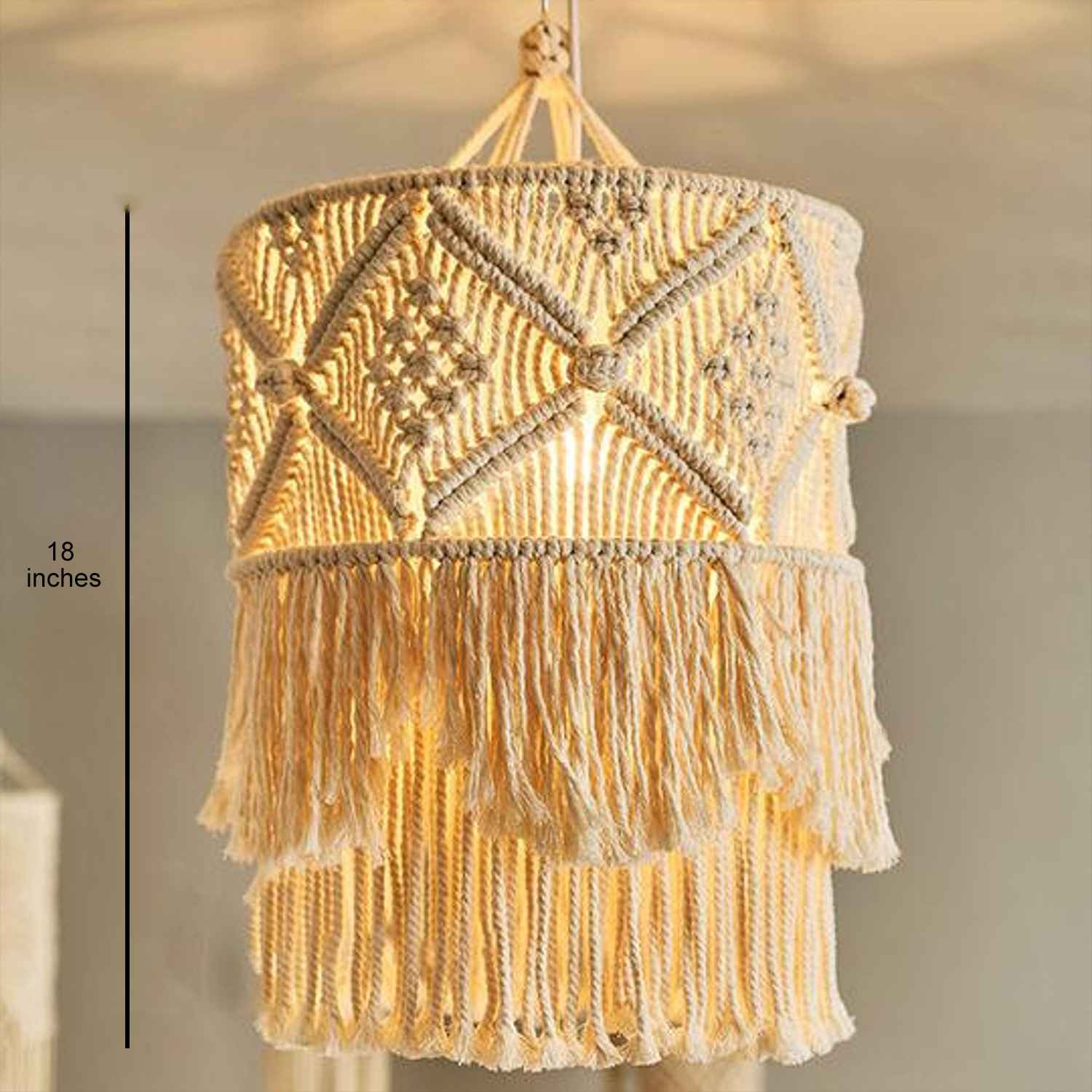 Kaahira Macrame Chandelier