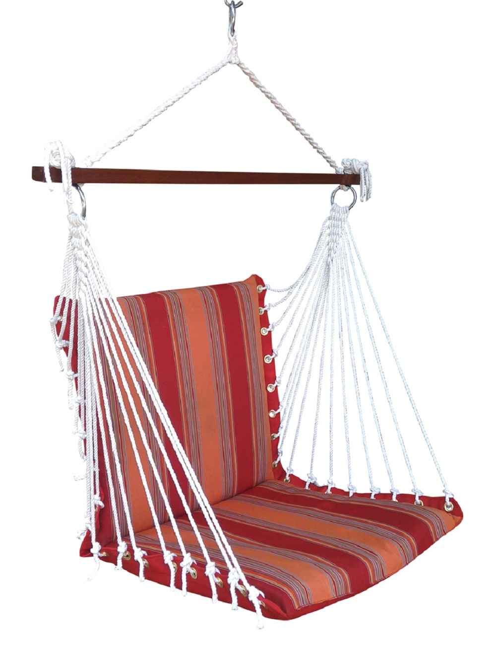 Hangit Premium Cushioned swing chair-Bright red 